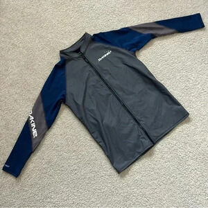 Dakine Waterman Division Full Zip Long Sleeve Shirt Men Sz Medium Surfing Water